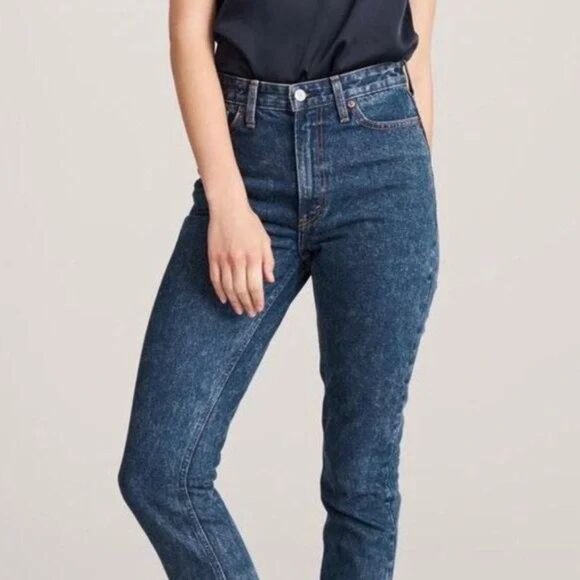 Abercrombie & Fitch Women's Annie High Rise Girlfriend Jeans - Picture 1 of 9